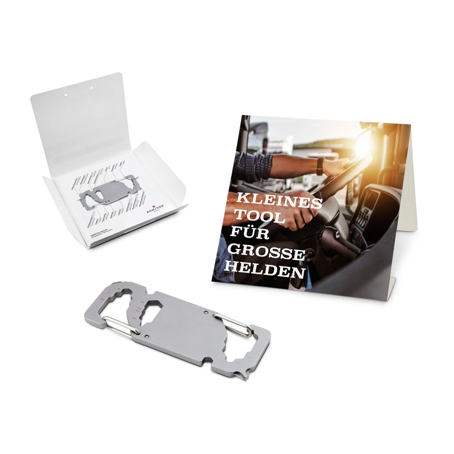 ROMINOX® Key Tool / Multifunktionswerkzeug im Motiv-Mäppchen Große Helden