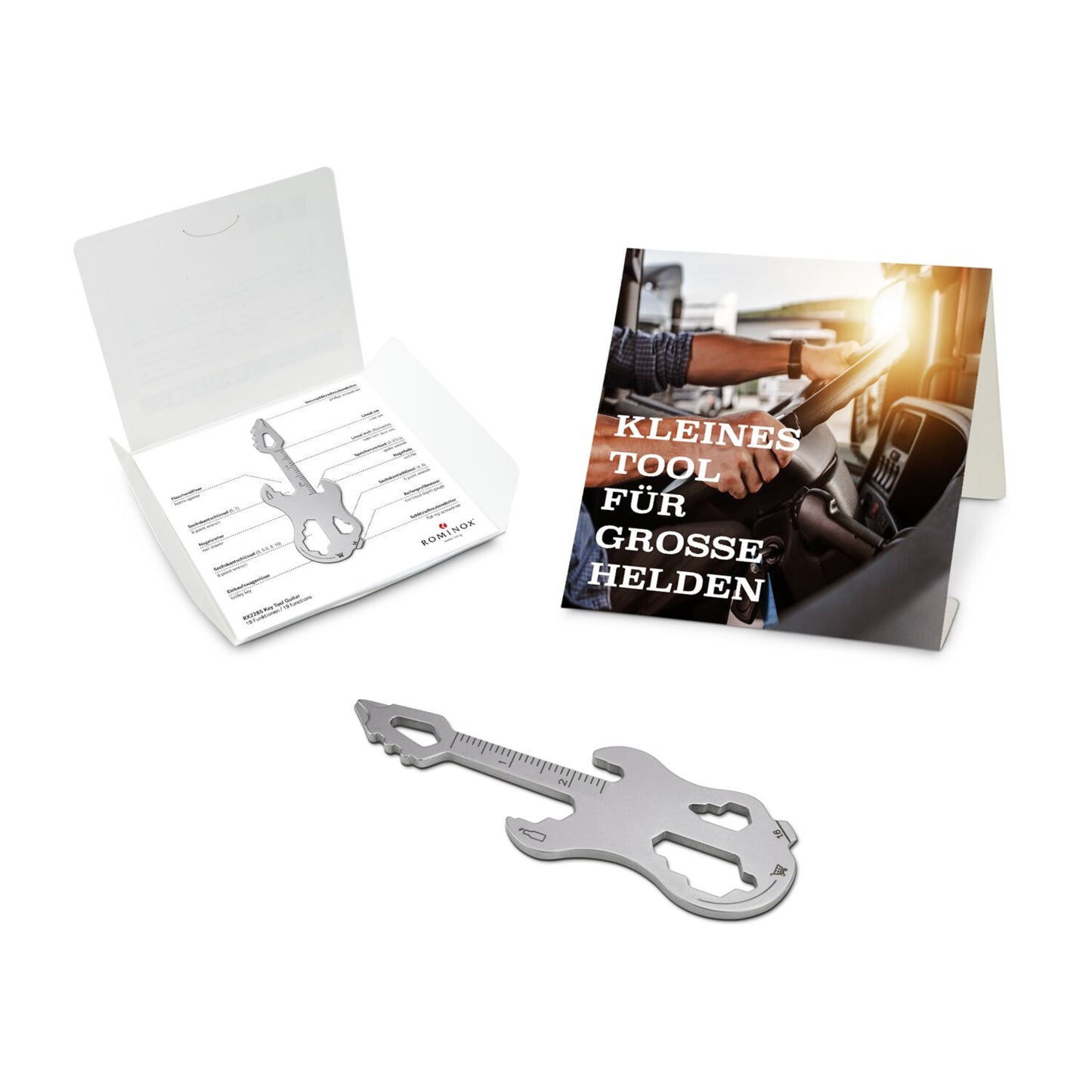 ROMINOX® Key Tool / Multifunktionswerkzeug im Motiv-Mäppchen Große Helden