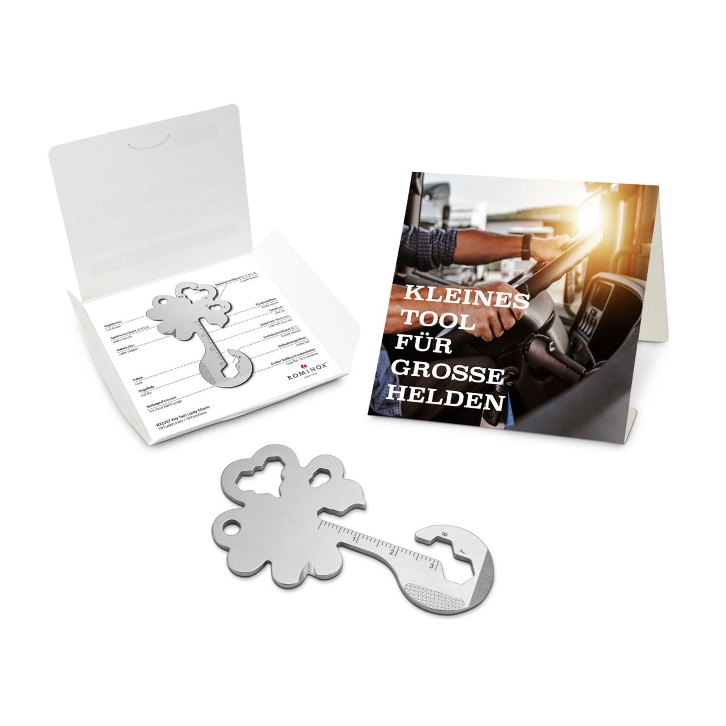 ROMINOX® Key Tool / Multifunktionswerkzeug im Motiv-Mäppchen Große Helden
