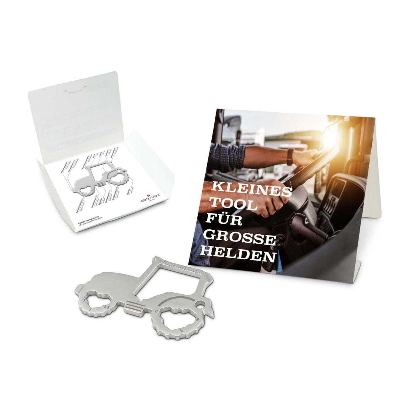 ROMINOX® Key Tool / Multifunktionswerkzeug im Motiv-Mäppchen Große Helden