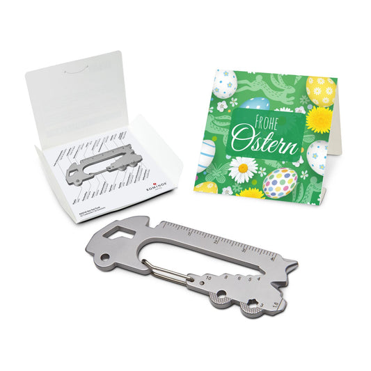ROMINOX® Key Tool / Multifunktionswerkzeug im Motiv-Mäppchen Frohe Ostern