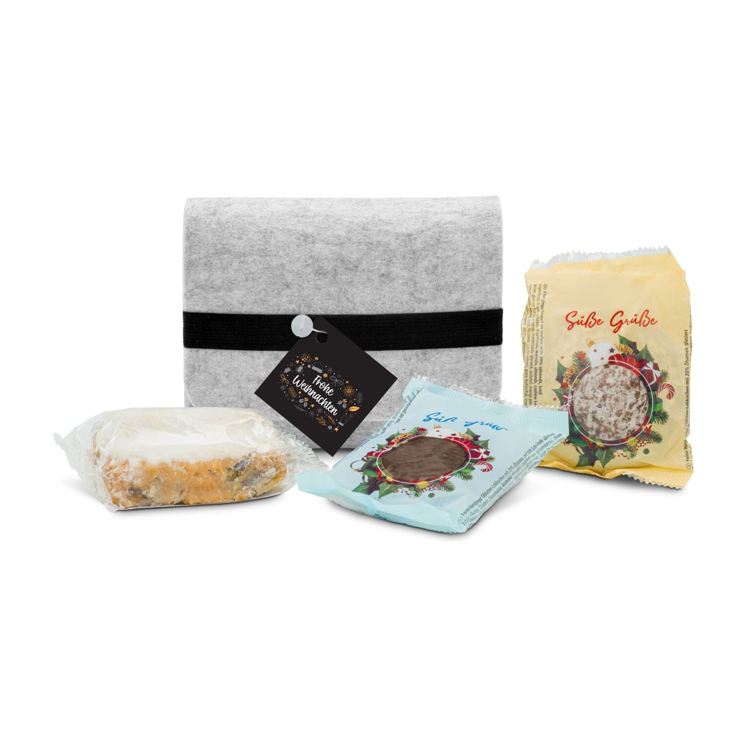 Filztasche mit Gebäck