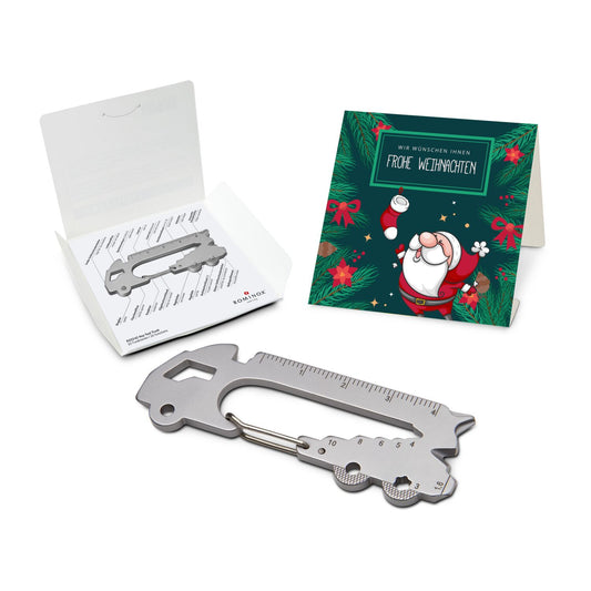 ROMINOX® Key Tool / Multifunktionswerkzeug im Motiv-Mäppchen Frohe Weihnachten