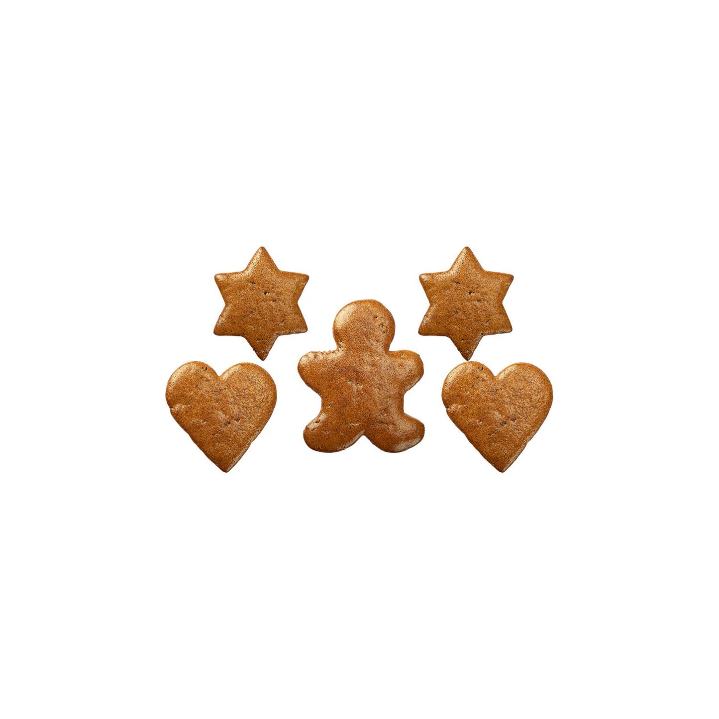 Kreativset Lebkuchenfiguren, Dekorier-Set mit 5 Lebkuchenteilen (480 g)