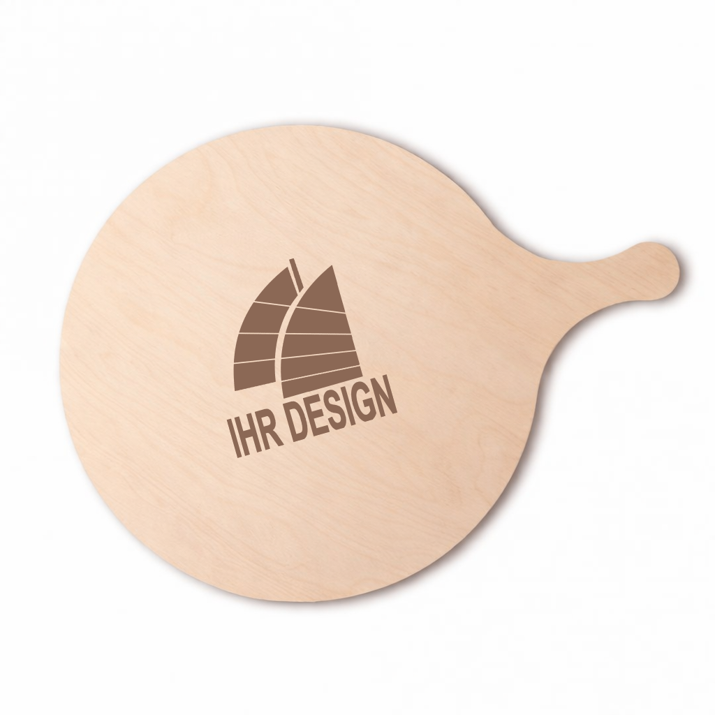 Pizzabrett mit Gravur deines Logos / Designs