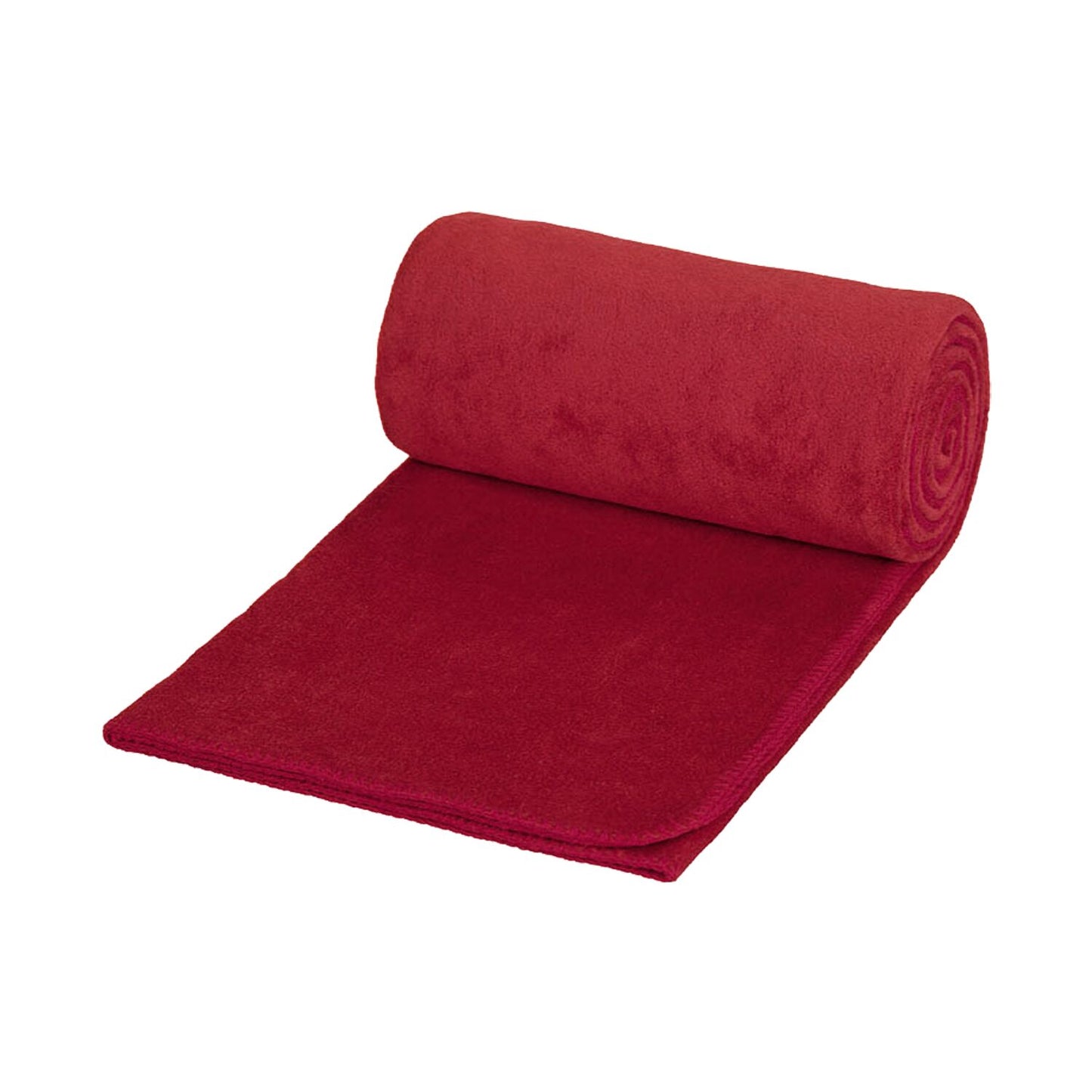 Fleecedecke Basic rot