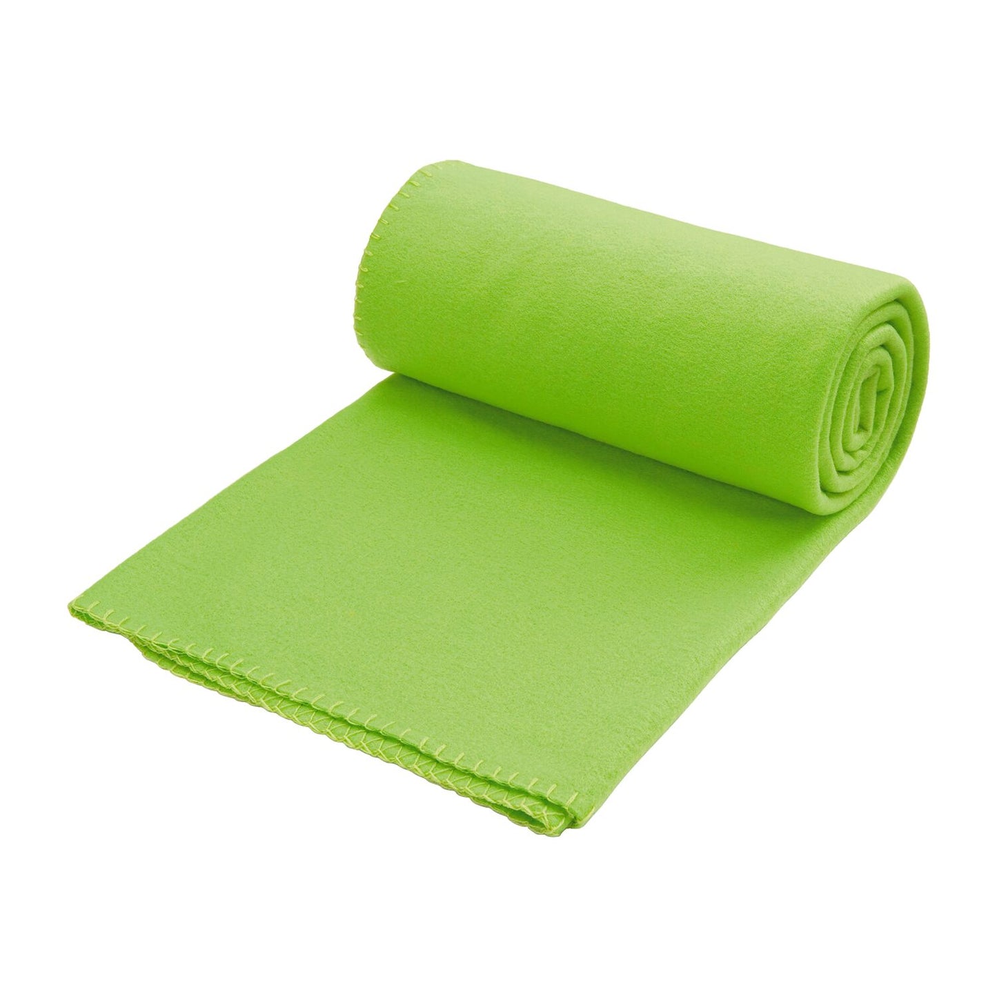 Fleecedecke Basic grün