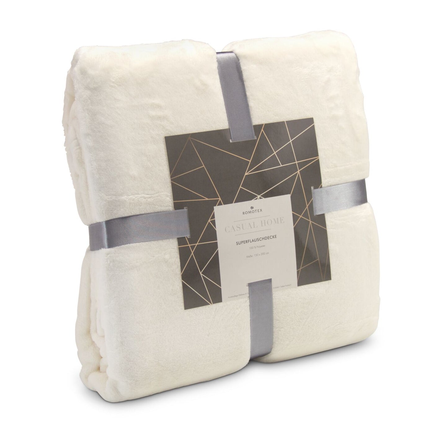 Superflauschdecke beige
