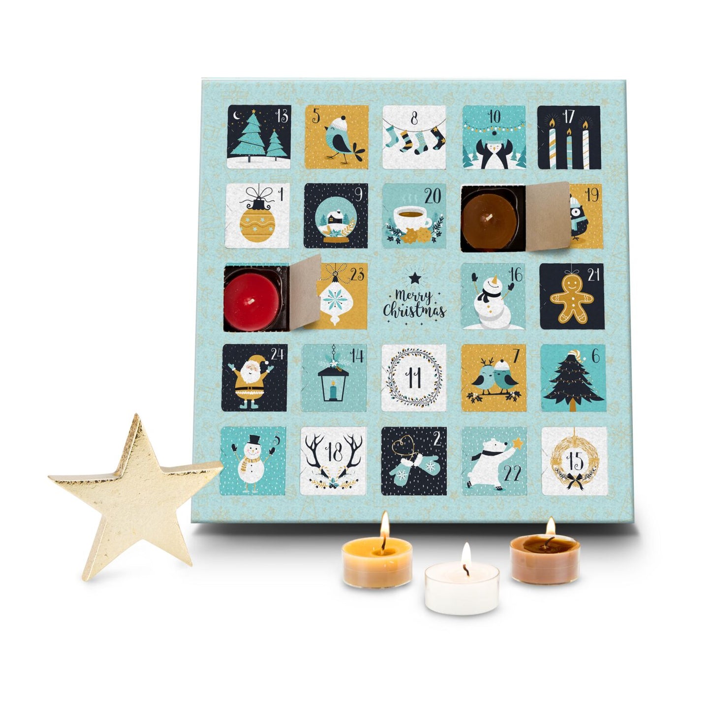 Duftkerzen Adventskalender Charming Christmas