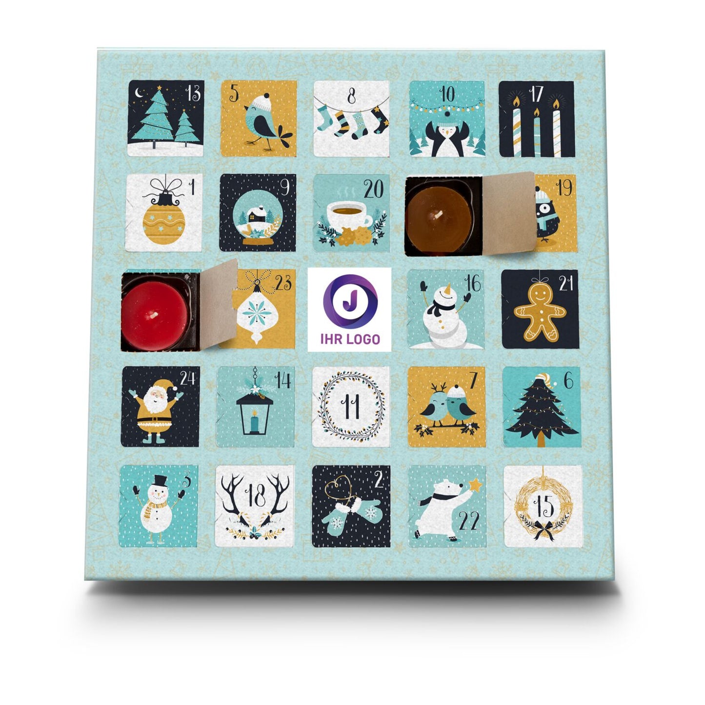Duftkerzen Adventskalender Charming Christmas