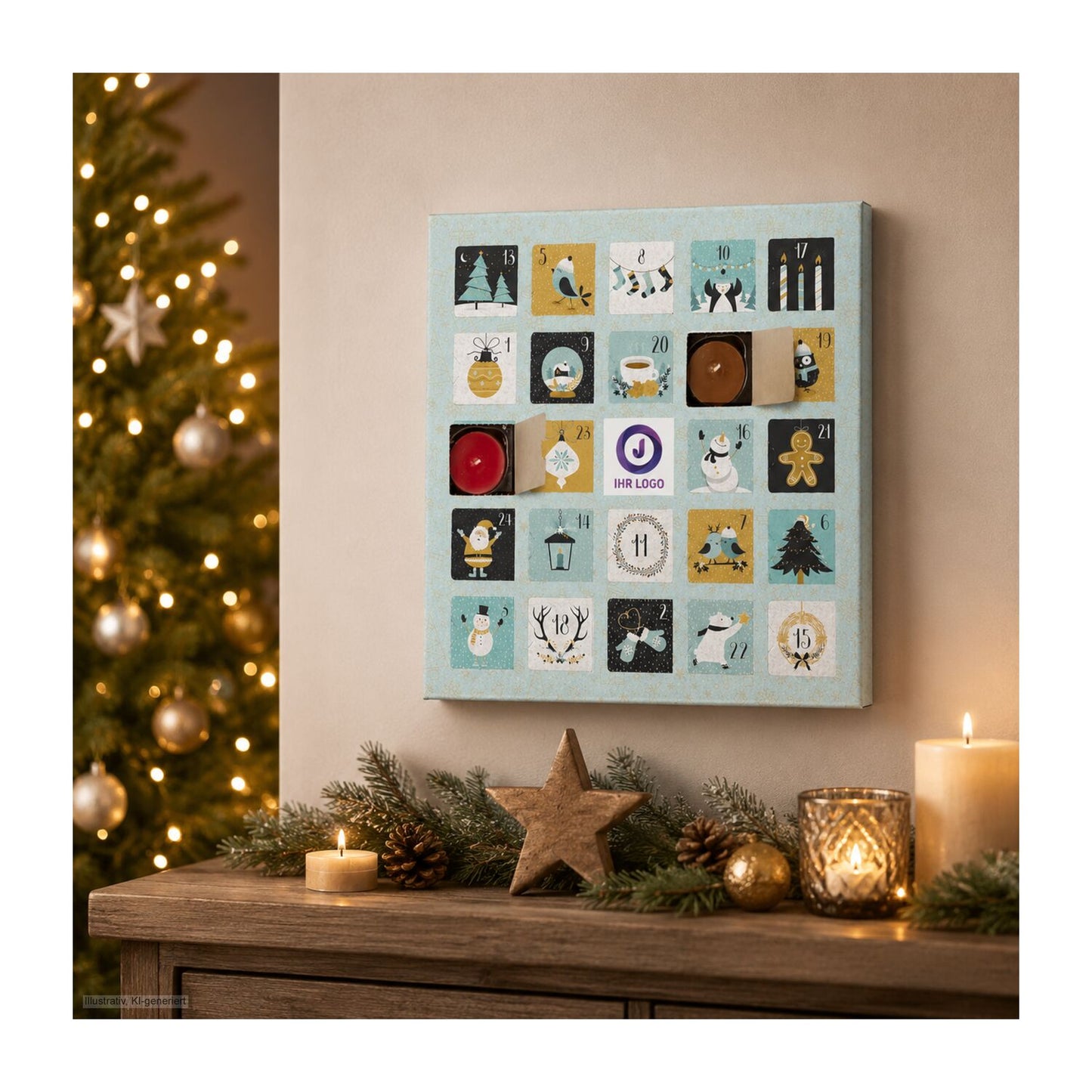 Duftkerzen Adventskalender Charming Christmas