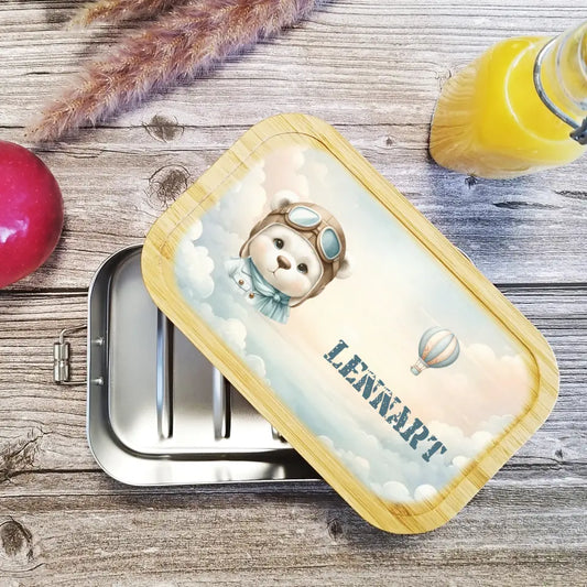 Lunchbox Edelstahl für Kindergarten - individuell bedruckt