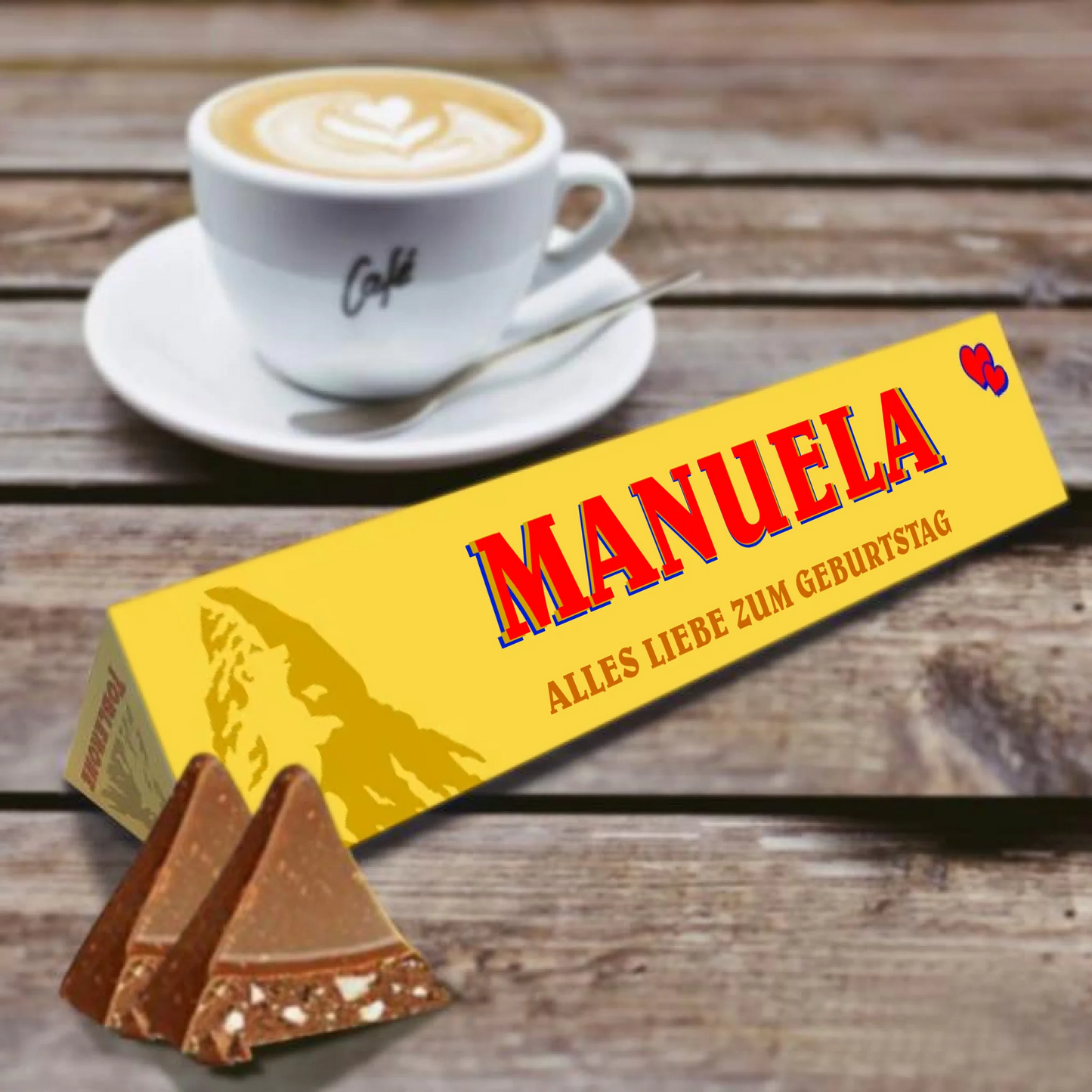 Toblerone Schokolade mit Fotodruck deines Logos / Designs (100 g)