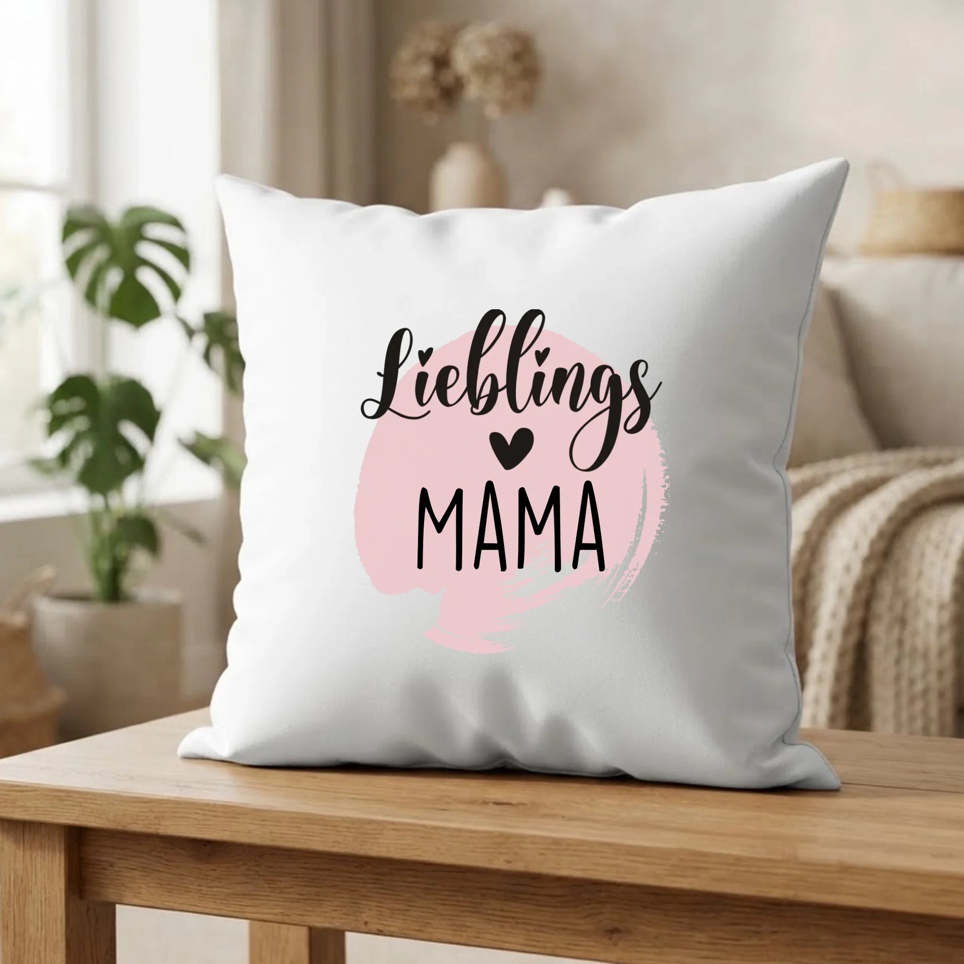 Personalisiertes Lieblingskissen als Geschenk zum Muttertag