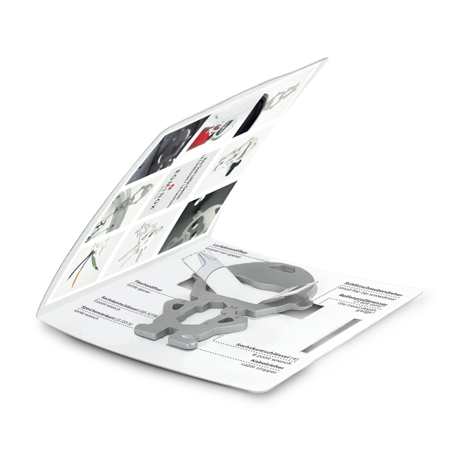 ROMINOX® Key Tool // Little Genius - 14 Funktionen (Arbeiter)