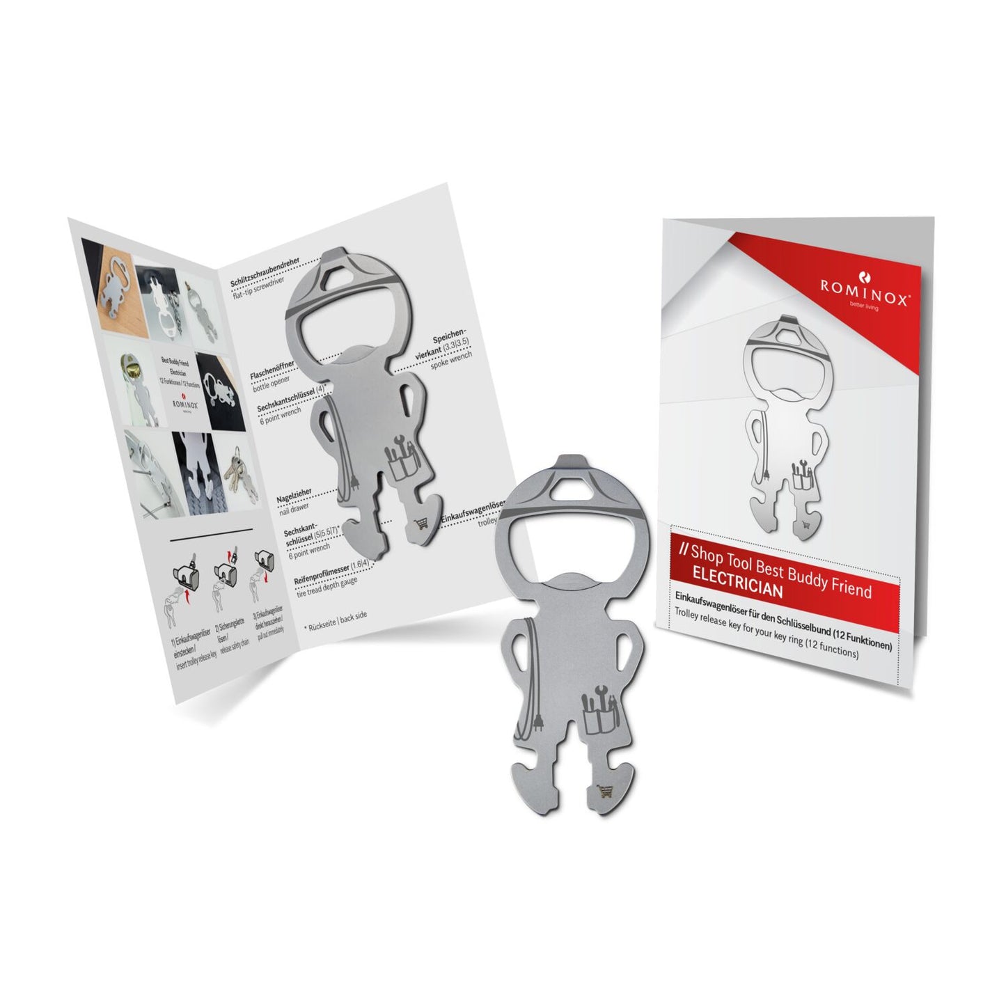 Best Buddy - das lustige Multitool mit 12 Funktionen und deinem Logo