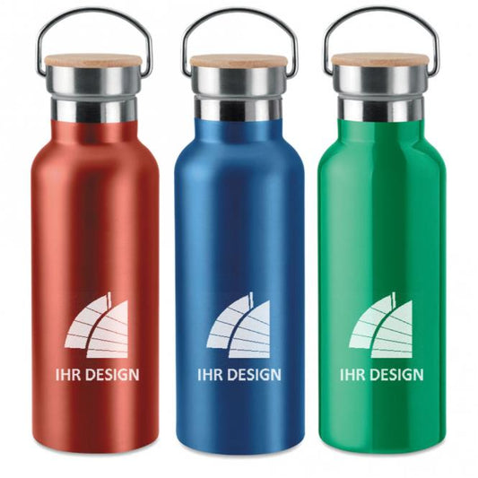 Isolierkanne mit Gravur deines Logos / Designs 0,5 l (optional mit Namen)