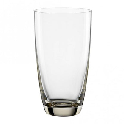 Trinkglas / Saftglas Colori mit Gravur deines Logos / Designs - anthrazit