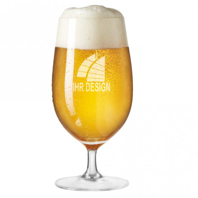 Leonardo Bierglas "Ciao+" mit Gravur deines Logos 0,4l