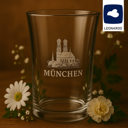 Leonardo Vase mit Gravur / Vollfarbdruck deines Logos / Designs