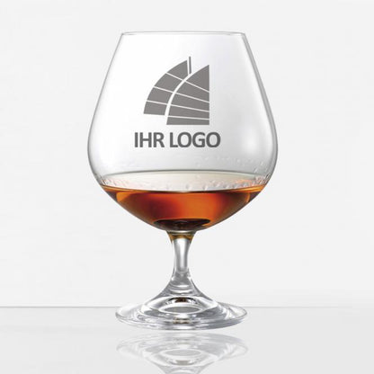 Cognacschwenker / Cognacglas / Weinbrandglas mit Gravur deines Logos
