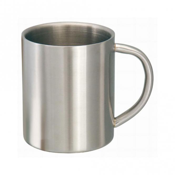 Edelstahltasse / -becher mit Gravur deines Logos / Designs (geeignet als Glühweintasse)