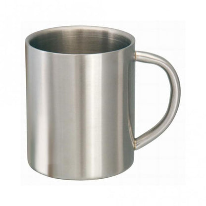 Edelstahltasse / -becher mit Gravur deines Logos / Designs (geeignet als Glühweintasse)