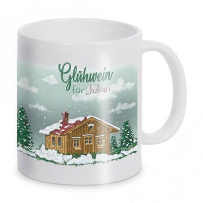 Keramiktasse mit Fotodruck deines Logos / Designs