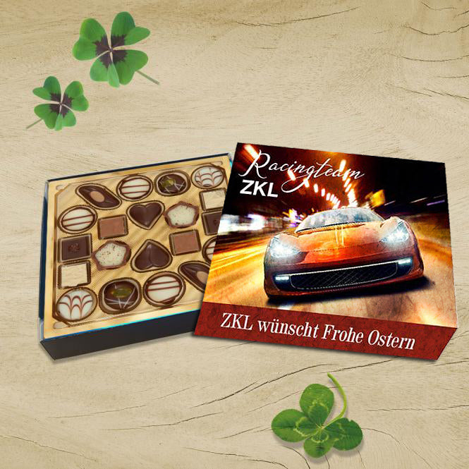 Lindt Pralinen alkoholfrei mit Fotodruck deines Logos / Designs (96 g)