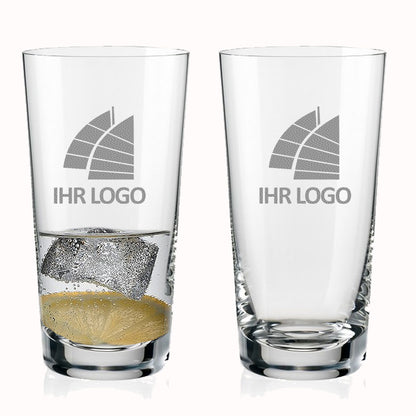 Longdrinkglas / Trinkglas mit Gravur deines Logos / Designs 0,3 l