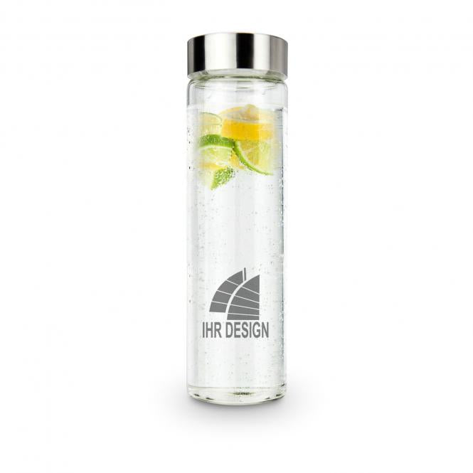 Glaskaraffe / Wasser-Karaffe mit Gravur / Fotodruck deines Logos / Designs 500 ml