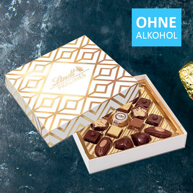Lindt Pralinen alkoholfrei mit Fotodruck deines Logos / Designs (96 g)
