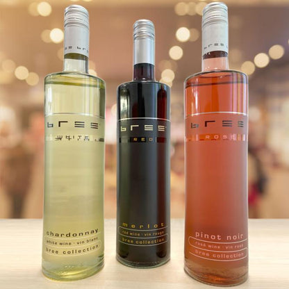 Bree Weinflasche mit Fotodruck deines Logos / Designs (Weißwein, Rosé, Rotwein)