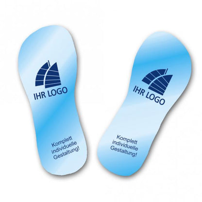 Flip Flops / Badelatschen mit Fotodruck deines Logos / Designs