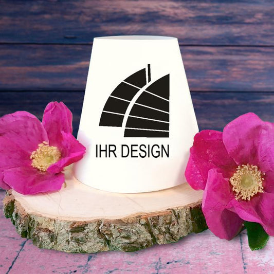 Lampenschirm mit Fotodruck deines Logos / Designs