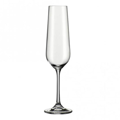 Sektglas / Champagnerkelch mit Gravur deines Logos / Designs 220 ml
