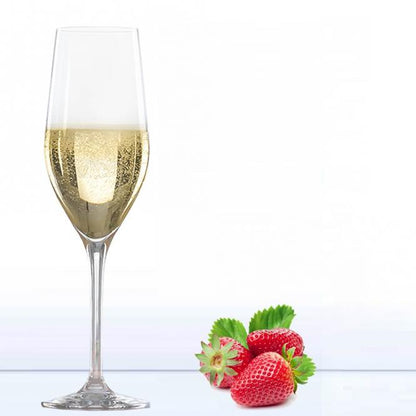 Sektglas / Champagnerkelch mit Gravur deines Logos / Designs 260 ml