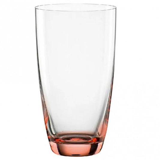 Trinkglas / Saftglas Colori mit Gravur deines Logos - rot