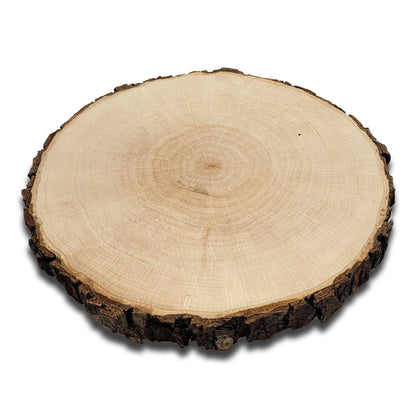 Untersetzer aus Holz (groß) / Rindenholzbrett mit Gravur deines Logos / Designs