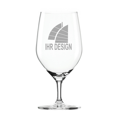 Wasserglas Stölzle Lausitz Ultra mit Gravur deines Logos / Designs 450 ml